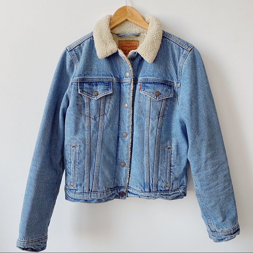 Levi’s Shearling Denim Coat